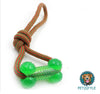 Set of Four Interactive Cotton Rope Dog Toys - For Chewing and Playing