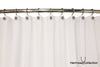 Luxury Hotel Quality Shower Curtain Hooks Silver Chrome Finish Rings (12-pk.)