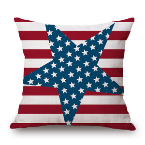 American Flag Square Pillow Cover 45*45