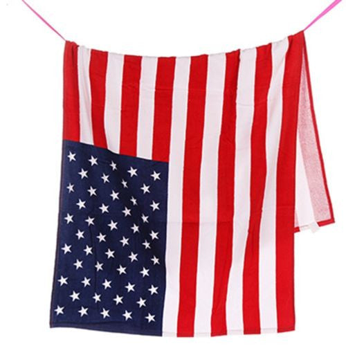 USA American Flag Beach/Bath Towel